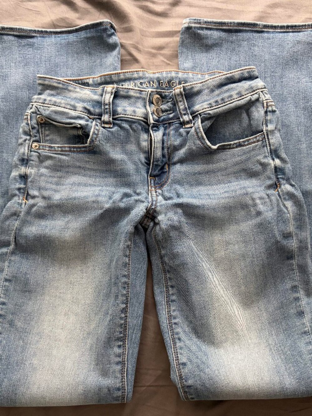 american eagle artist flare ne(x)t level stretch denim jeans - 2